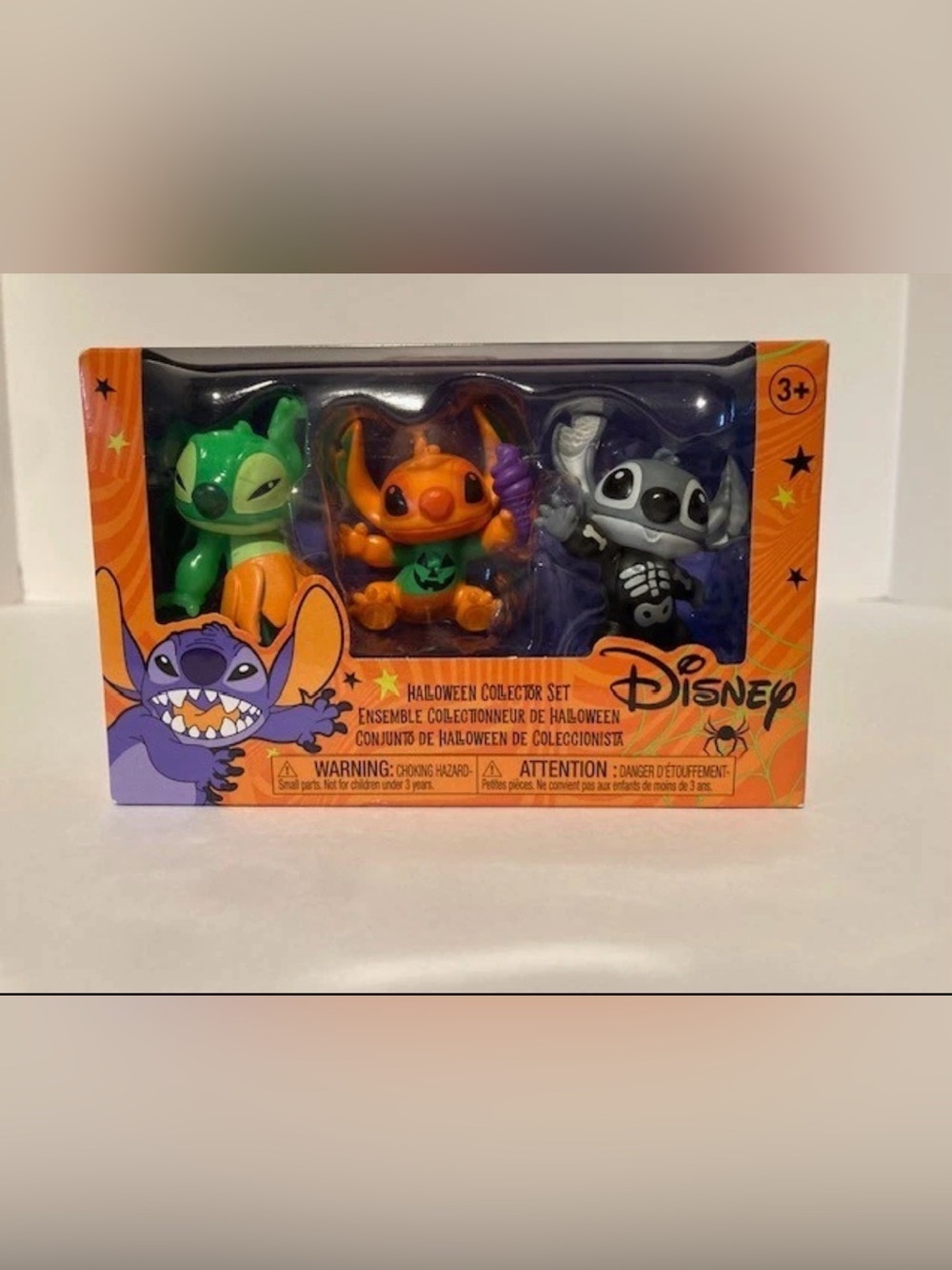 Disney Halloween Stitch Collector Set, 3 different 2" Figures - New in box